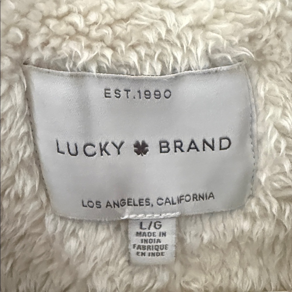 Lucky Plaid Tan and Black Sherpa Lined Women's Jacket - Picture 2 of 5